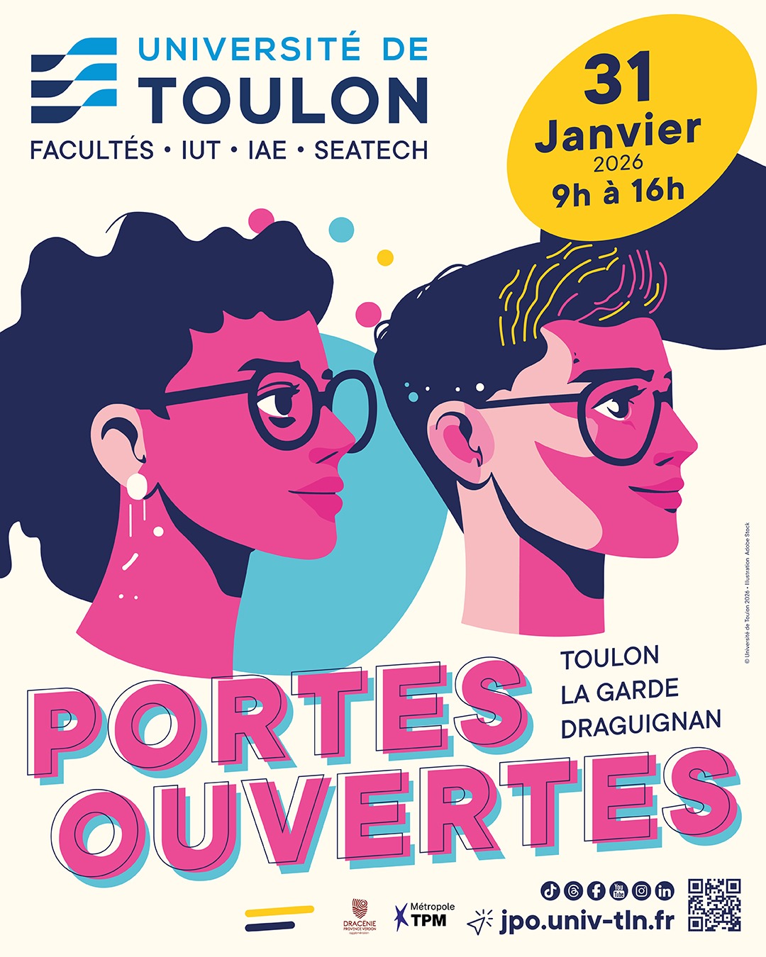 Affiche Journées Portes Ouvertes